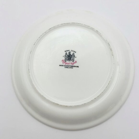 Vintage Royal Kent Floral Cabinet Plate Signed - Picture 2 of 6